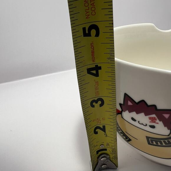 Nyaruto Naruto 2002 Cat Ramen Noodle Soup Bowl *No Chopsticks* - Picture 7 of 8